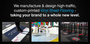   Printed vinyl sheet flooring: real life examples 
